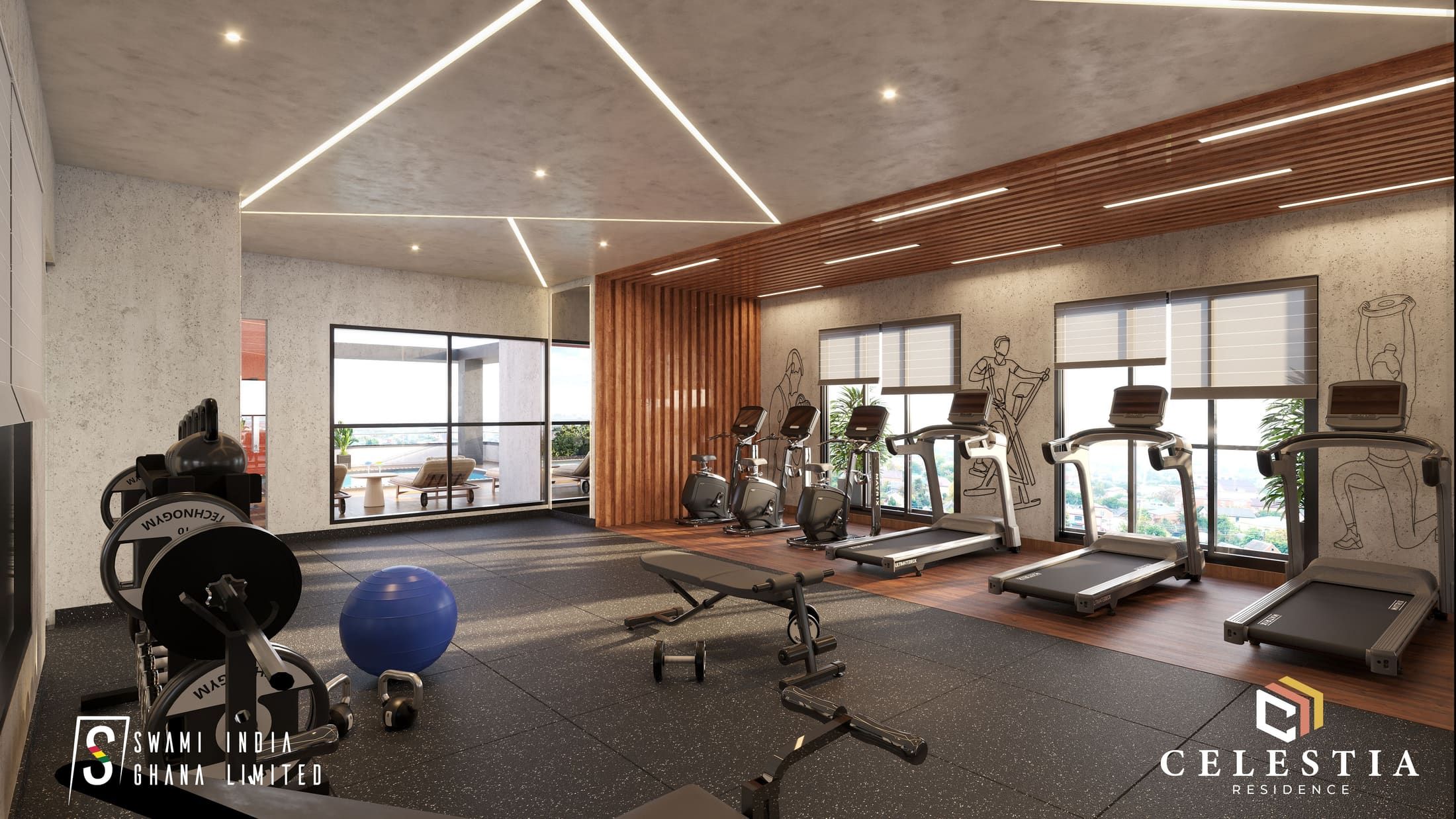 Celestia Residence — Gym