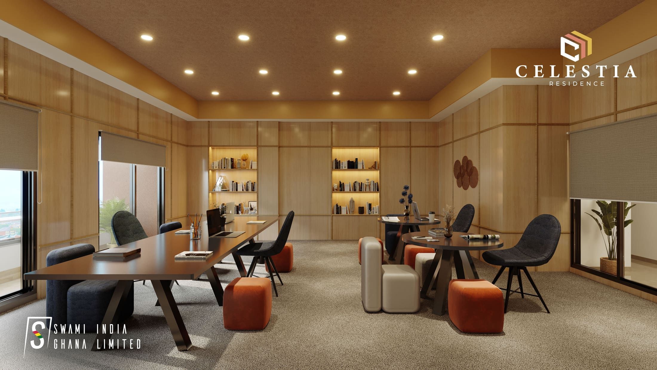 Celestia Residence — Library