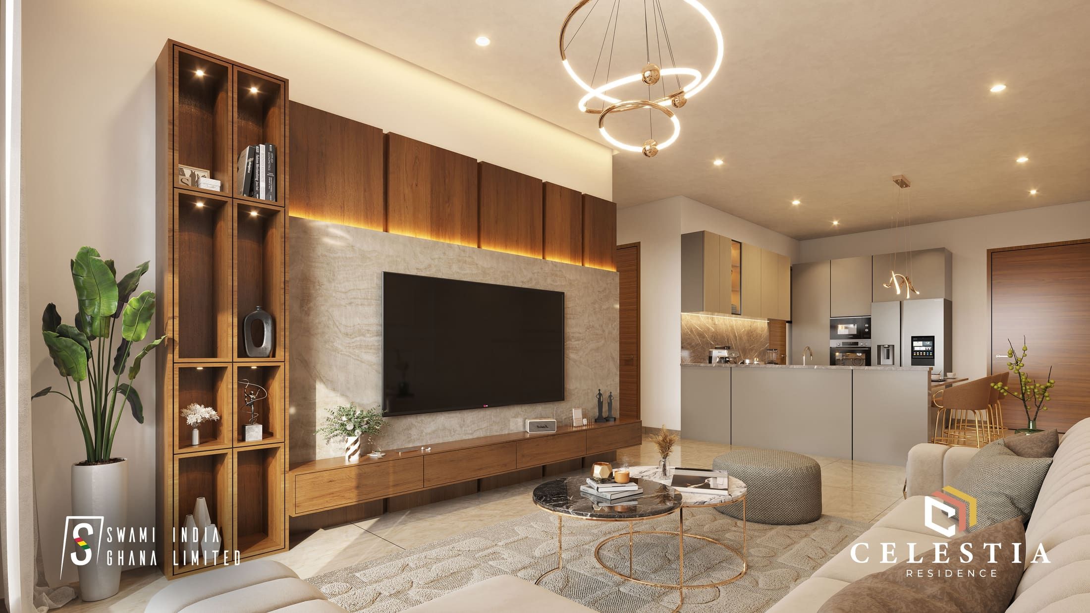 Celestia Residence — Living Dining