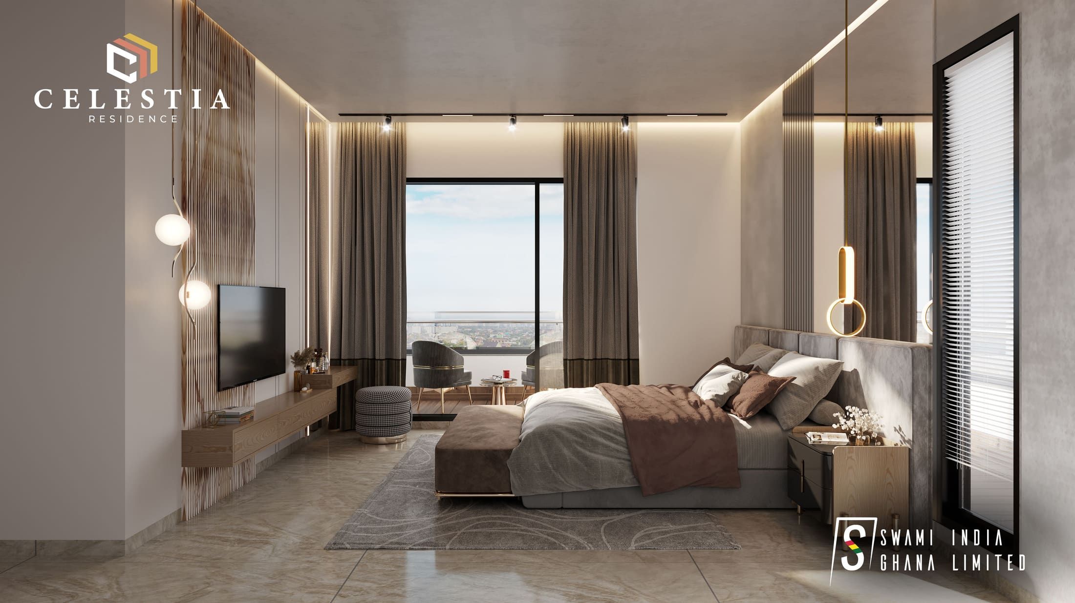 Celestia Residence — Master Bedroom