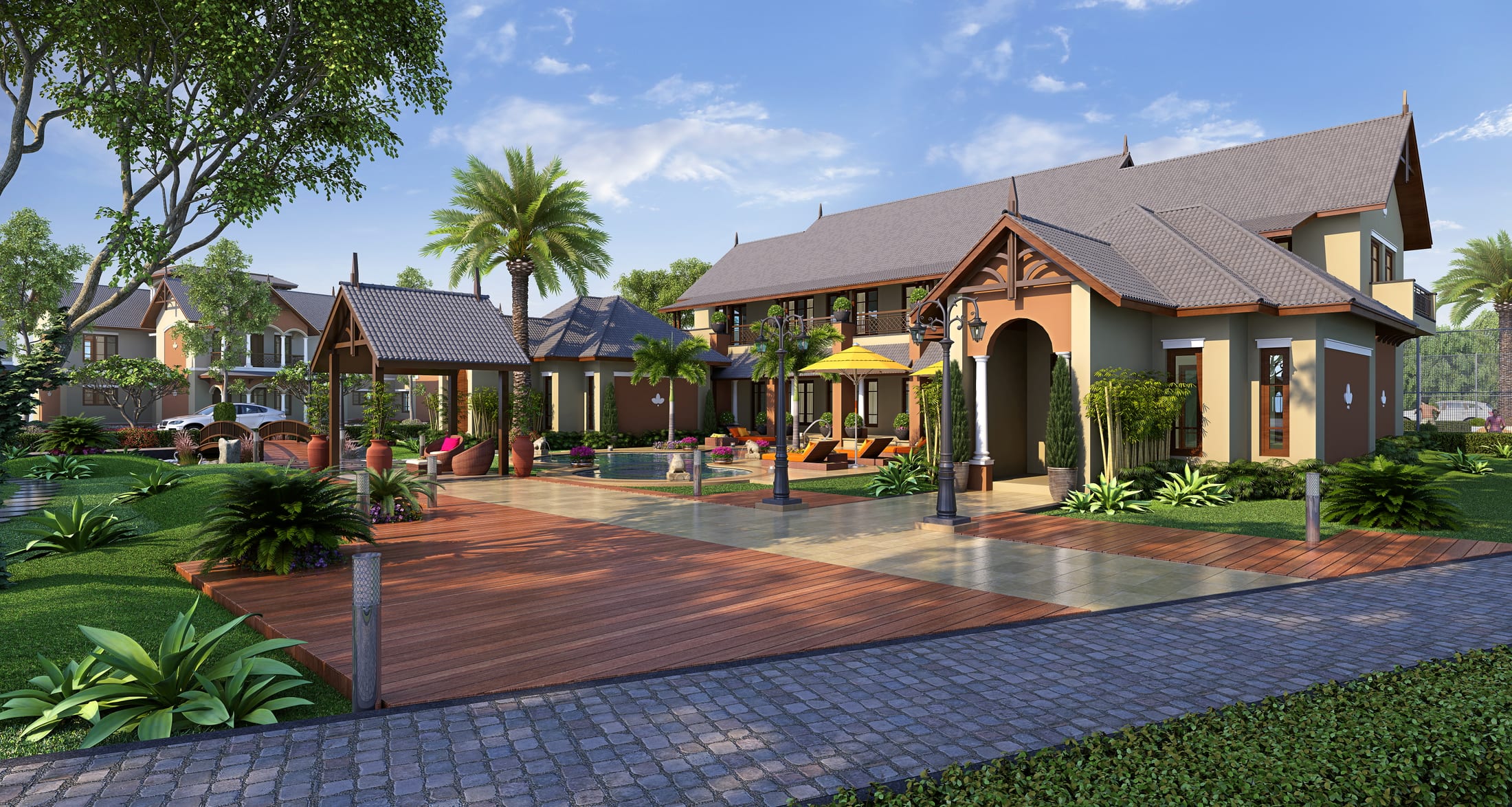 Paradise Estate — Pool Far 2