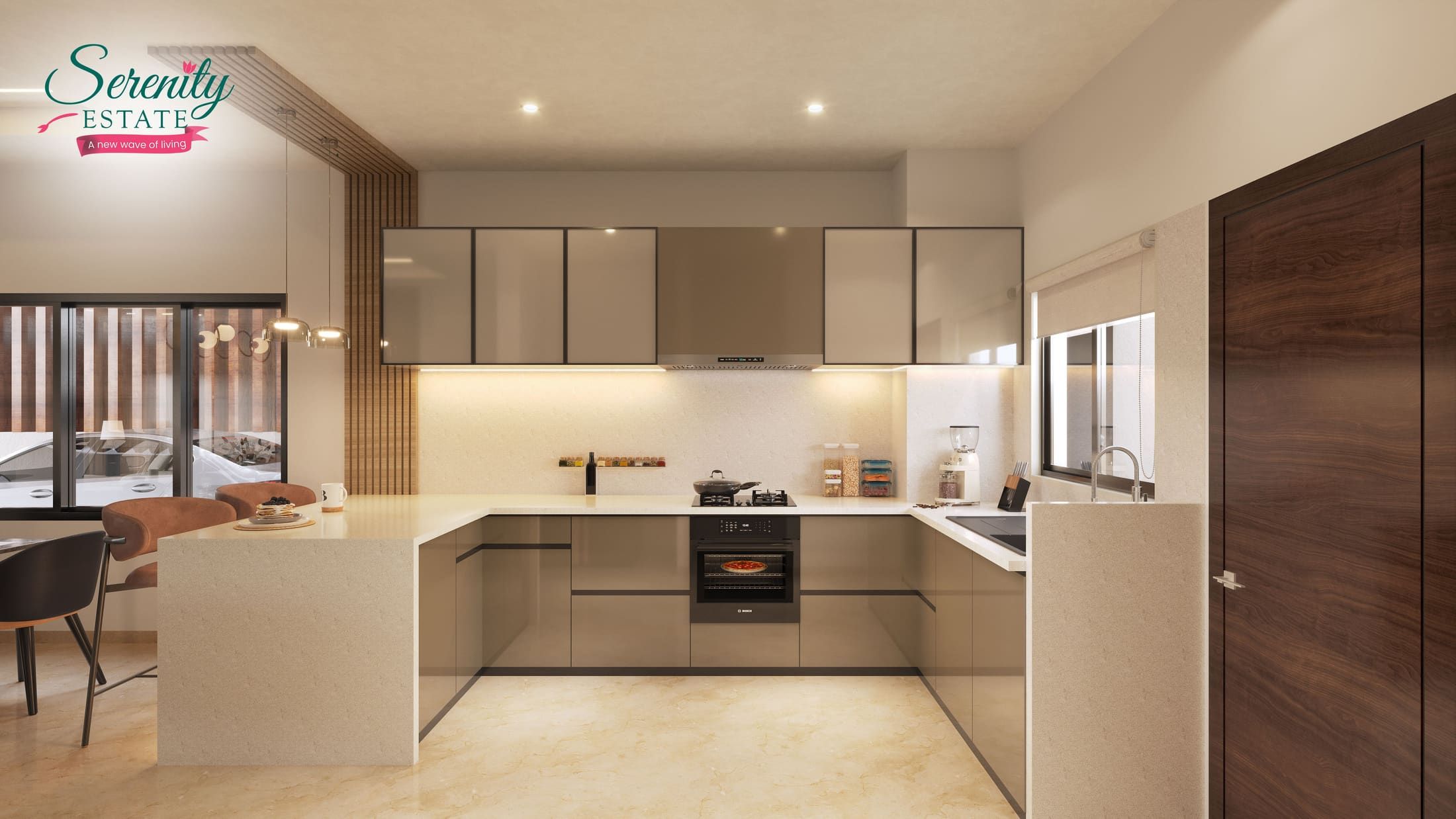 Serenity Estate — Kitchen