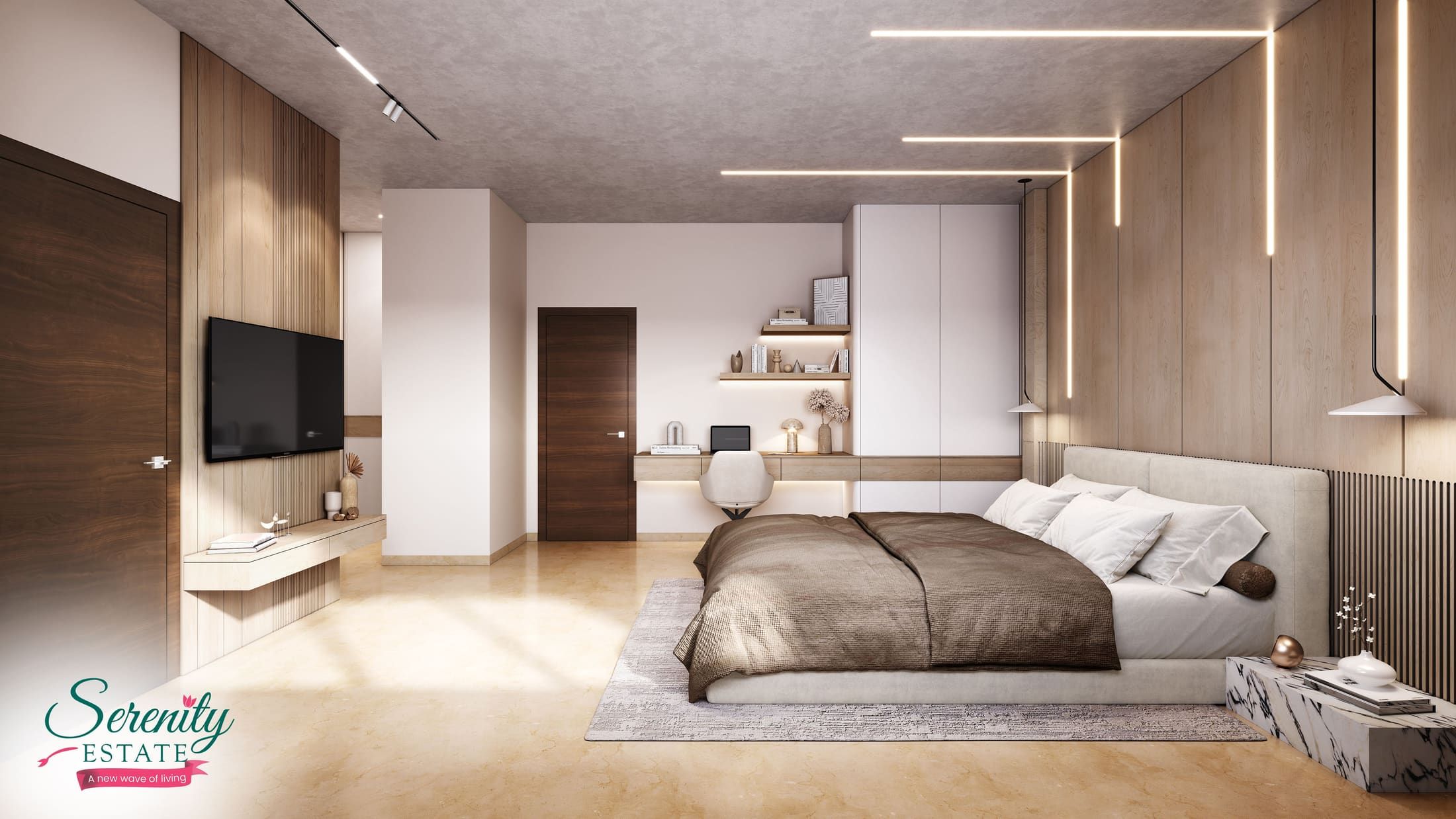 Serenity Estate — Master Bedroom