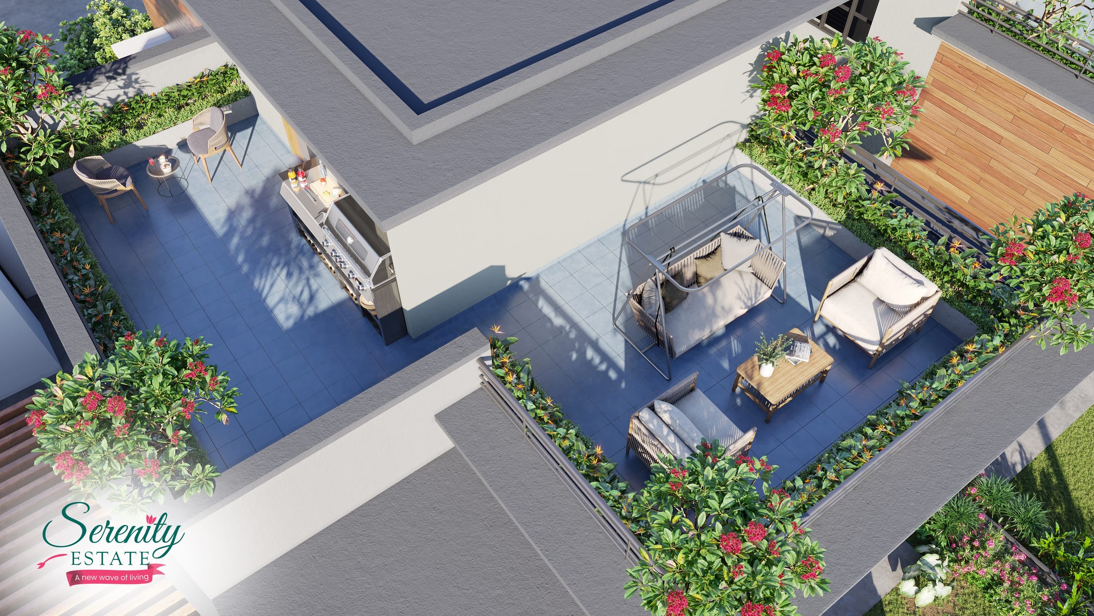 Serenity Estate — Rooftop Terrace