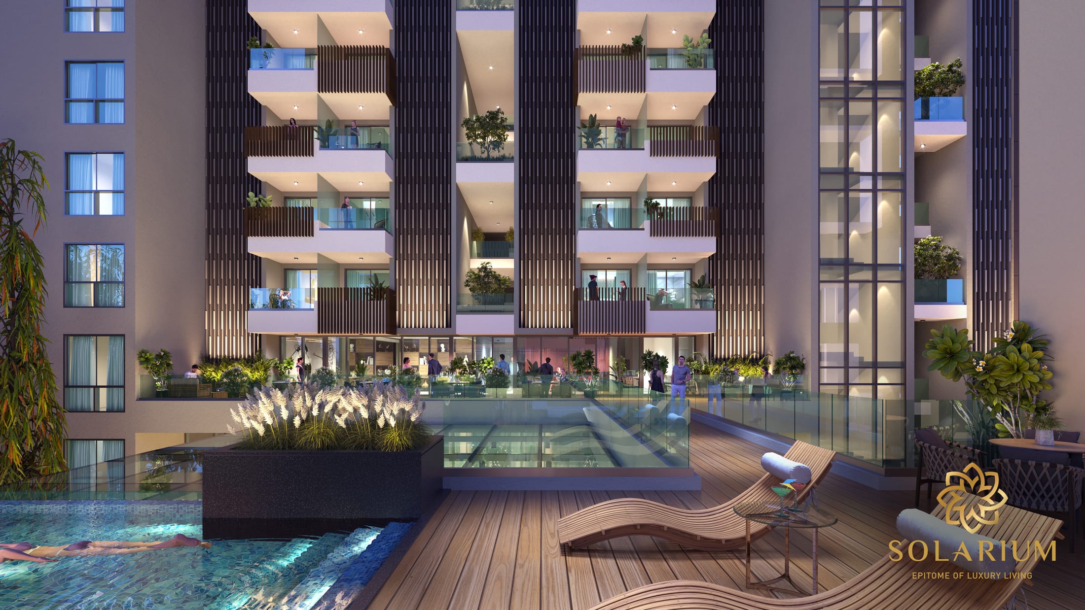 Solarium — Courtyard Dusk