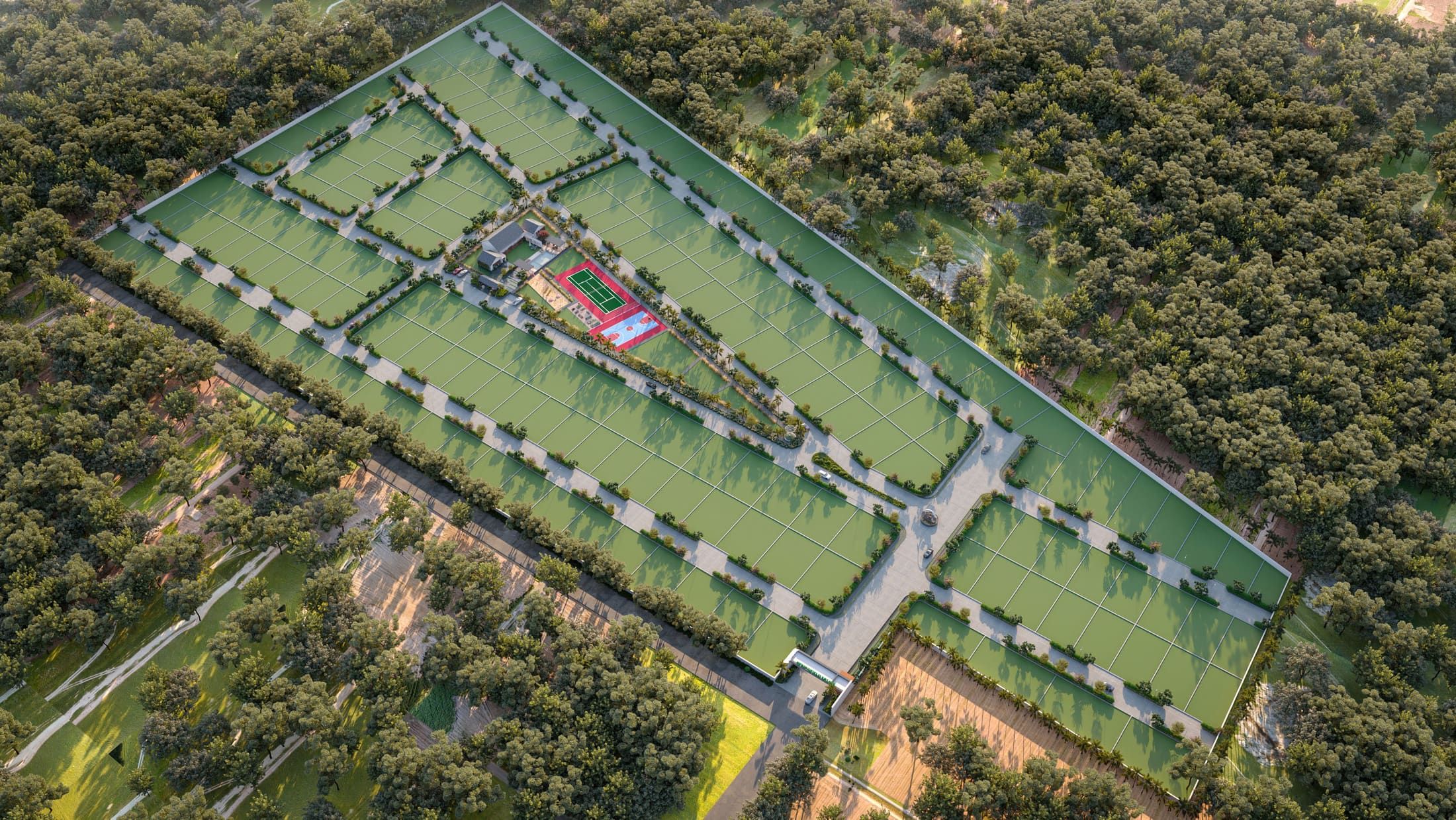 Springfield Estate — Aerial