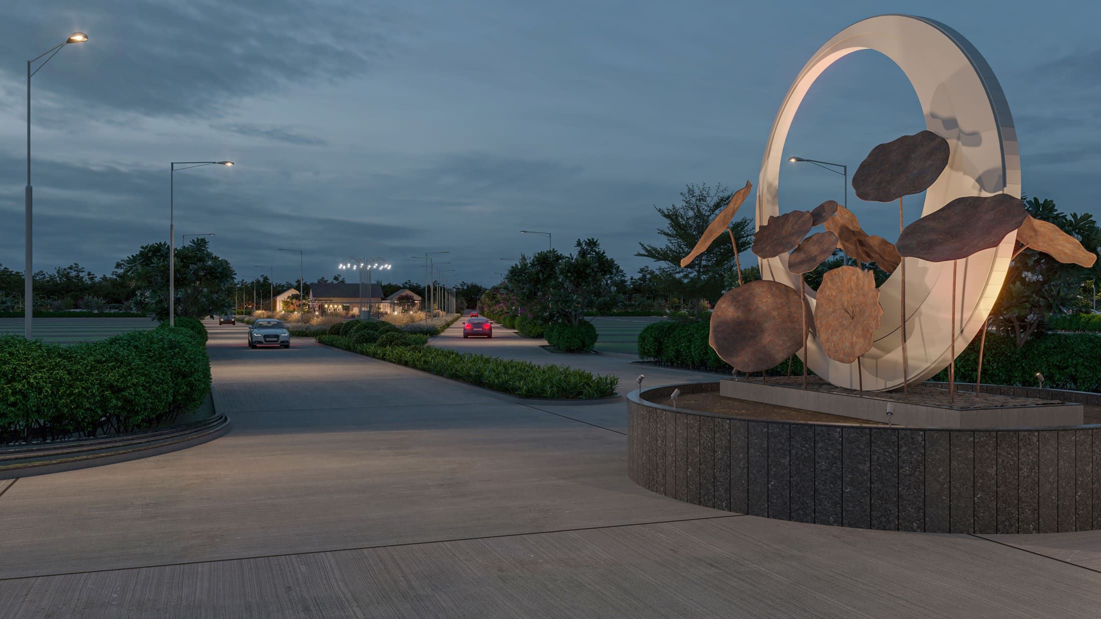 Springfield Estate — Roundabout View